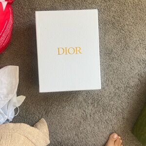 Dior White Box with Gold DIOR Lettering